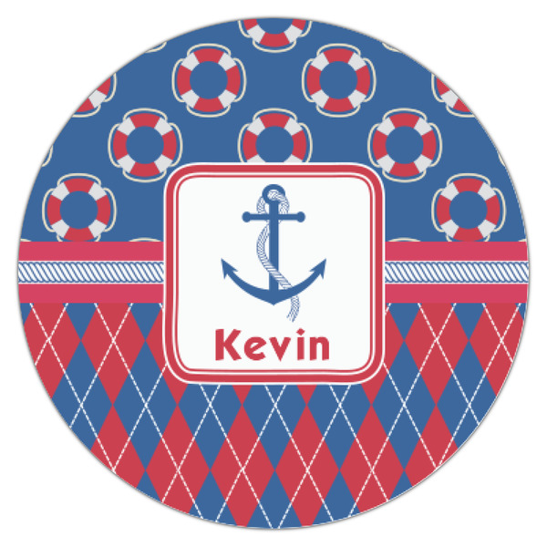 Buoy & Argyle Print Icing Circle - XSmall - Single
