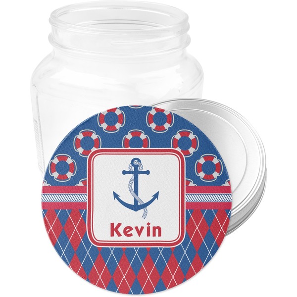 Buoy & Argyle Print Jar Opener - Main