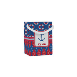 Buoy & Argyle Print Jewelry Gift Bags - Gloss (Personalized)