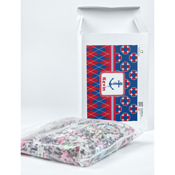 Buoy & Argyle Print Jigsaw Puzzle 1014 Piece - Box