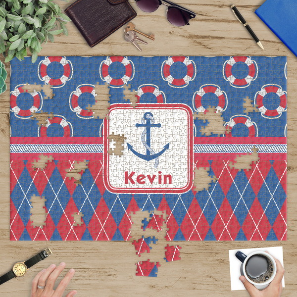 Buoy & Argyle Print Jigsaw Puzzle 1014 Piece - In Context