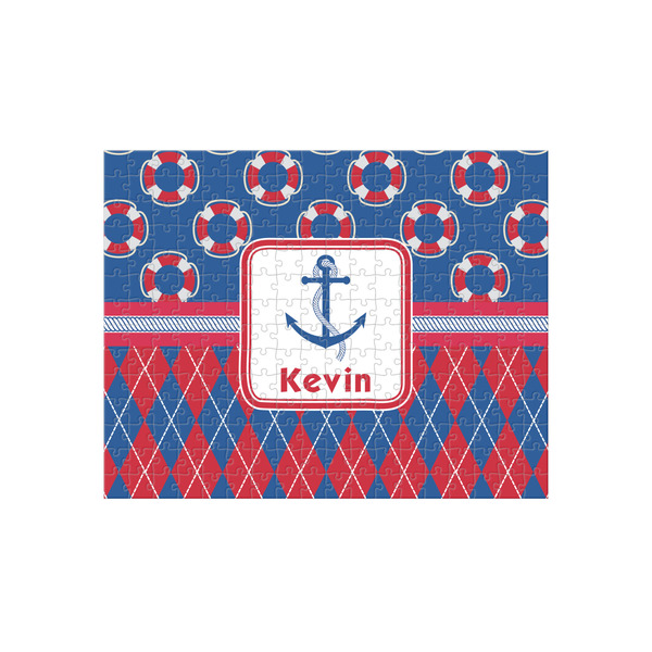Custom Buoy & Argyle Print 252 pc Jigsaw Puzzle (Personalized)