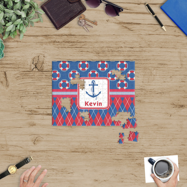 Buoy & Argyle Print Jigsaw Puzzle 252 Piece - In Context