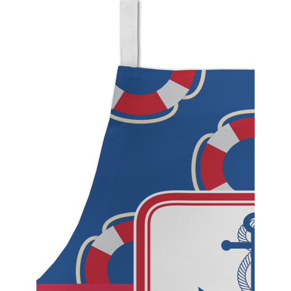Buoy & Argyle Print Kid's Aprons - Detail