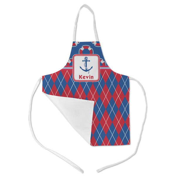 Buoy & Argyle Print Kid's Aprons - Medium - Main (med/lrg)