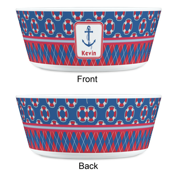 Buoy & Argyle Print Kids Bowls - APPROVAL