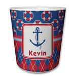 Buoy & Argyle Print Plastic Tumbler 6oz (Personalized)