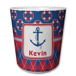 Buoy & Argyle Print Plastic Tumbler 6oz (Personalized)