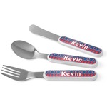 Buoy & Argyle Print Kid's Flatware (Personalized)