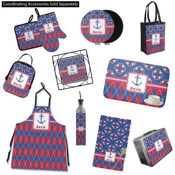 Buoy & Argyle Print Kitchen Accessories & Decor