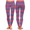 Buoy & Argyle Print Ladies Leggings - Front and Back