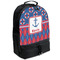 Buoy & Argyle Print Backpacks - Black (Personalized)