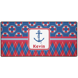 Buoy & Argyle Print Gaming Mouse Pad (Personalized)