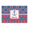 Buoy & Argyle Print Large Rectangle Car Magnets- Front/Main/Approval