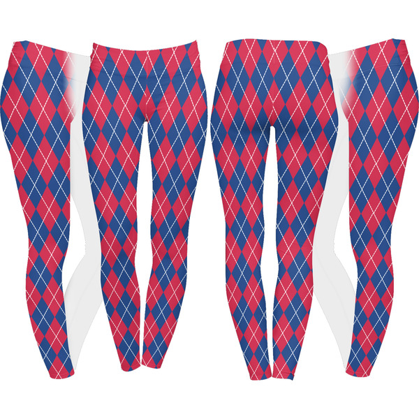 Buoy & Argyle Print Leggings Turn Around - Apvl