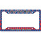Buoy & Argyle Print License Plate Frame - Style A (Personalized)