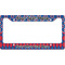 Buoy & Argyle Print License Plate Frame - Style B (Personalized)