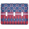 Buoy & Argyle Print Light Switch Cover (3 Toggle Plate)