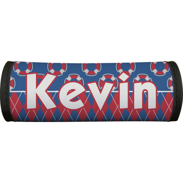 Buoy & Argyle Print Luggage Handle Wrap