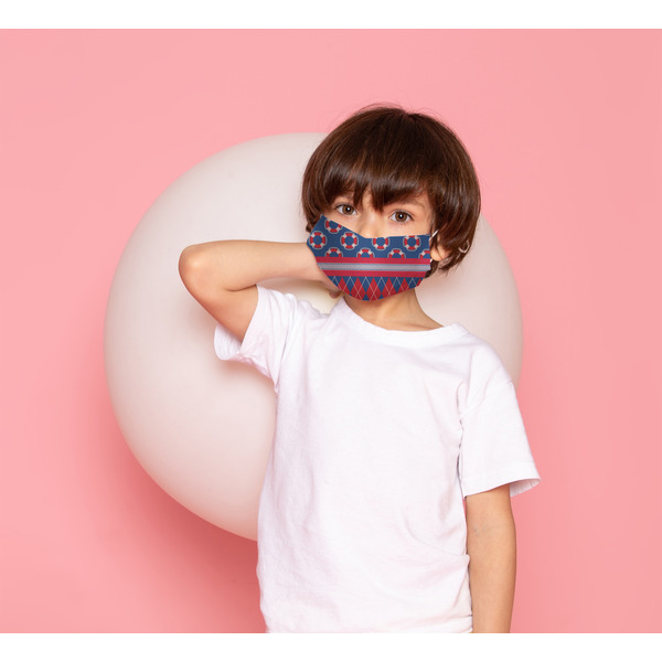 Buoy & Argyle Print Mask1 Child Lifestyle