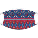 Buoy & Argyle Print Cloth Face Mask (T-Shirt Fabric)