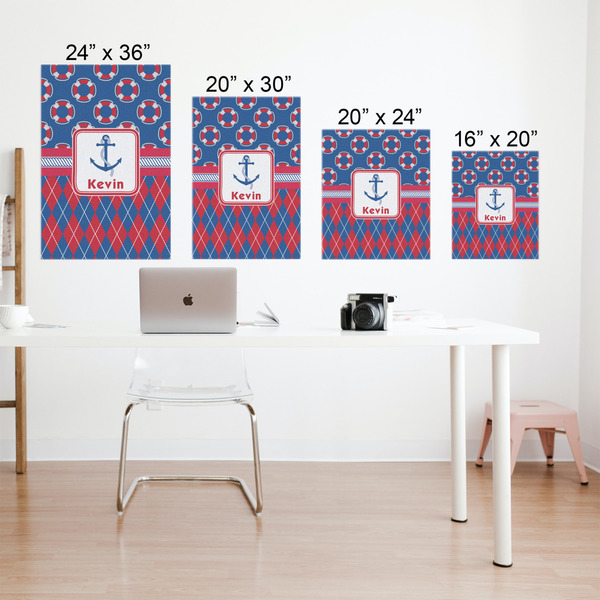 Buoy & Argyle Print Matte Poster - Sizes