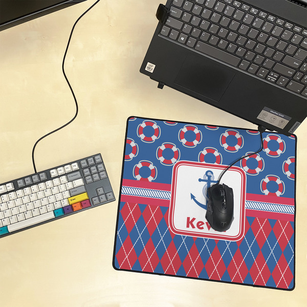 Buoy & Argyle Print Medium Gaming Mats - LIFESTYLE