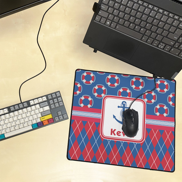 Buoy & Argyle Print Medium Gaming Mats - LIFESTYLE