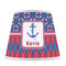 Buoy & Argyle Print Poly Film Empire Lampshade - Front View