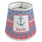 Buoy & Argyle Print Poly Film Empire Lampshade - Angle View