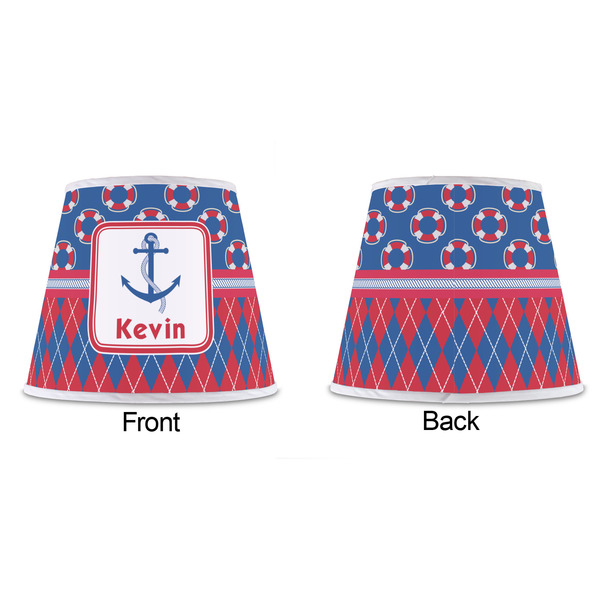 Buoy & Argyle Print Poly Film Empire Lampshade - Approval