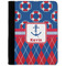 Buoy & Argyle Print Notebook Padfolio w/ Name or Text