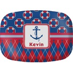 Buoy & Argyle Print Melamine Platter (Personalized)