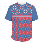 Buoy & Argyle Print Men's Crew T-Shirt