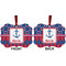 Buoy & Argyle Print Metal Benilux Ornament - Front and Back (APPROVAL)
