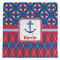 Buoy & Argyle Print Microfiber Dish Towel (Personalized)