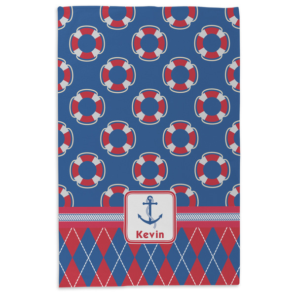 Buoy & Argyle Print Microfiber Dish Towel - APPROVAL