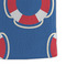 Buoy & Argyle Print Microfiber Dish Towel - DETAIL
