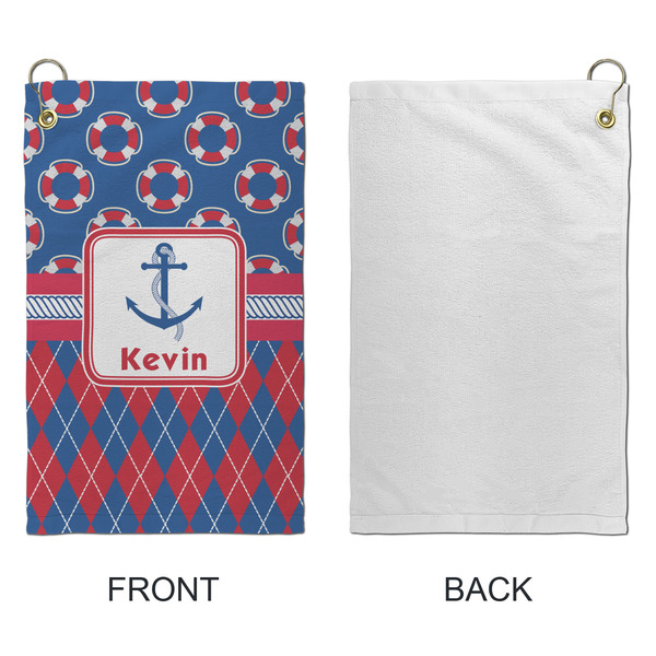 Buoy & Argyle Print Microfiber Golf Towels - Small - APPROVAL