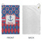 Buoy & Argyle Print Microfiber Golf Towels - Small - APPROVAL