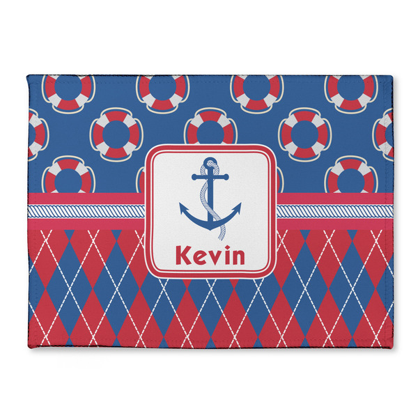 Custom Buoy & Argyle Print Microfiber Screen Cleaner (Personalized)