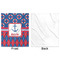 Buoy & Argyle Print Minky Blanket - 50"x60" - Single Sided - Front & Back