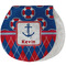 Buoy & Argyle Print Burp Pad - Velour w/ Name or Text