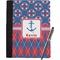 Buoy & Argyle Print Notebook Padfolio - Large w/ Name or Text