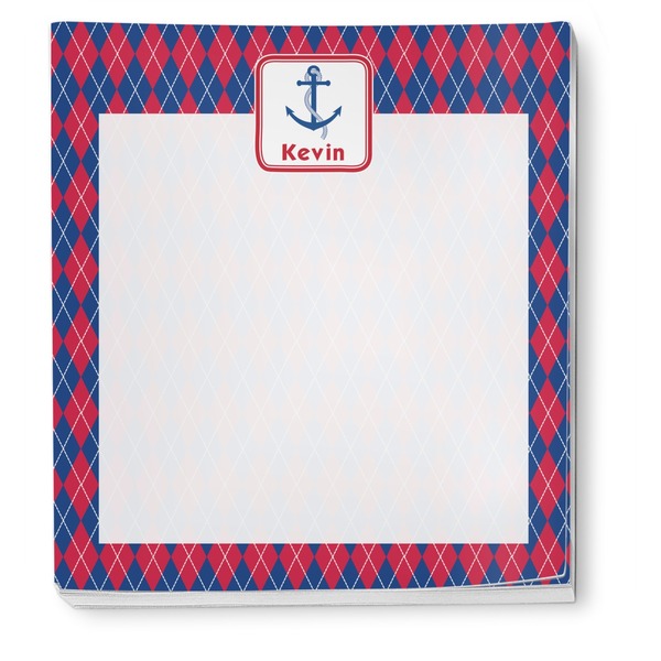 Buoy & Argyle Print Notepad - Apvl