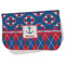 Buoy & Argyle Print Burp Cloth - Fleece w/ Name or Text