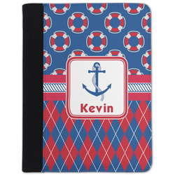 Buoy & Argyle Print Padfolio Clipboard - Small (Personalized)