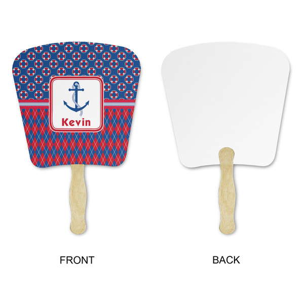 Buoy & Argyle Print Paper Fans - Approval