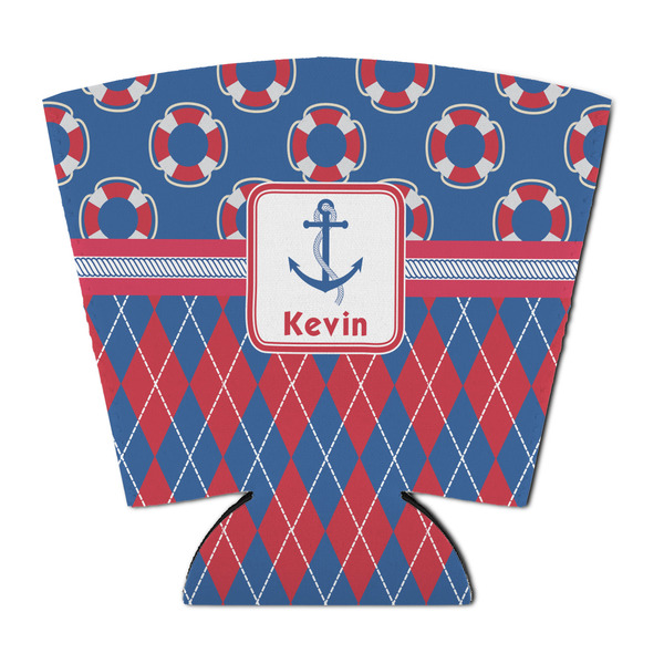 Buoy & Argyle Print Party Cup Sleeves - with bottom - FRONT
