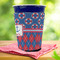 Buoy & Argyle Print Party Cup Sleeves - with bottom - Lifestyle